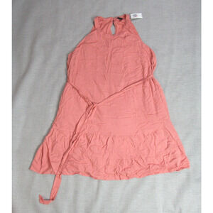 Torrid Dress Womens Size 4 Pink Blush Goddess Natural Woven Tiered Maxi Boho NWT